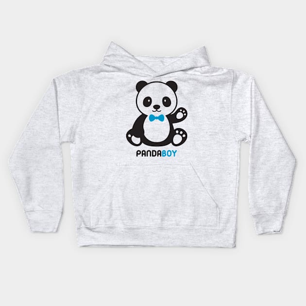 panda Kids Hoodie by Supertrooper